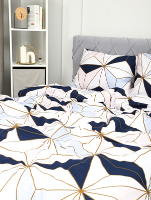 Пододеяльник поплин Галактика белый